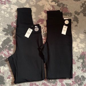 2 pairs Express full length leggings NWT!